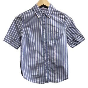 American Eagle Outfitters Favorite Womens Size 0 Top Blue Pink Stripes